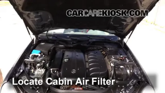 2005 Mercedes-Benz E320 CDI 3.2L 6 Cyl. Turbo Diesel Filtre à air (intérieur) Changement